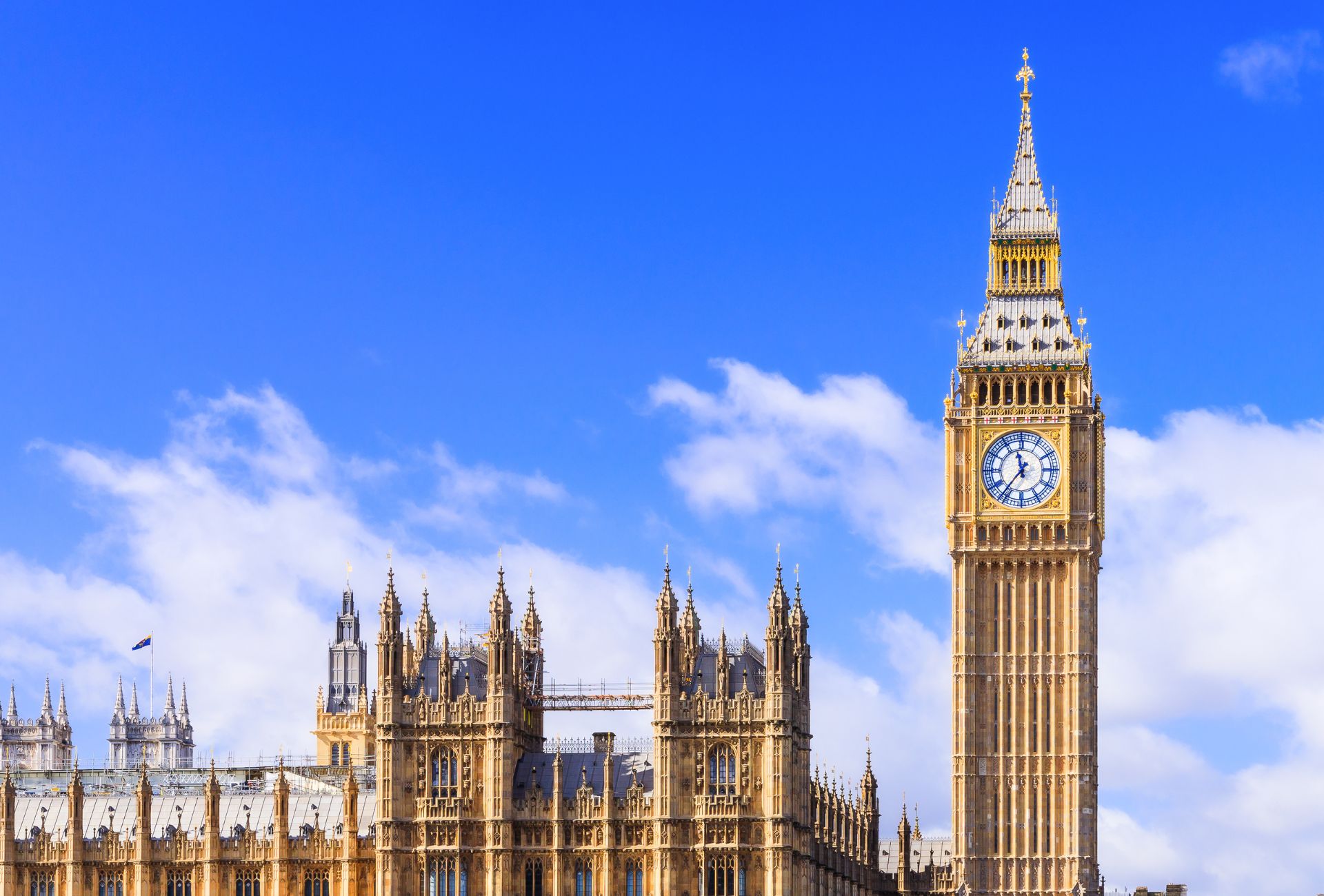 A landscape photo of Parliament building.