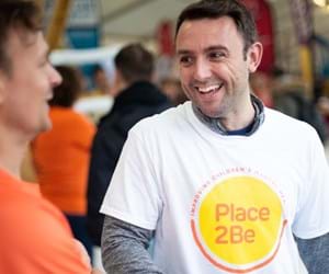 Place2Be supporters chatting